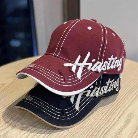 Retro Cotton Embroidered Baseball Cap For Women Large Head Circumference Sunshade Curved Brim Casual Dad Hat