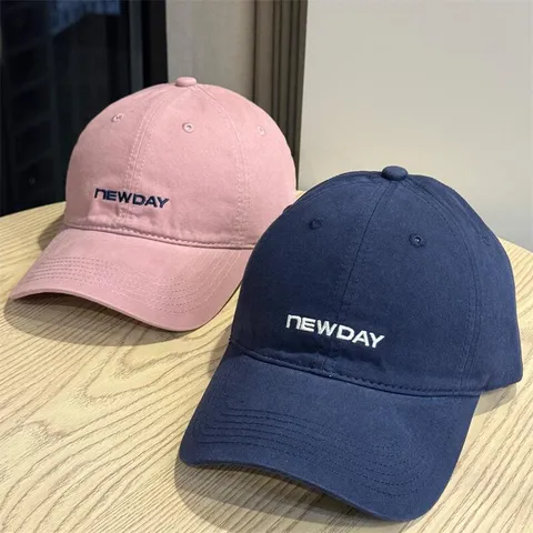 American Vintage Washed Cotton Baseball Cap Unisex Outdoor Sun Protection Embroidered Letter Casual Hat