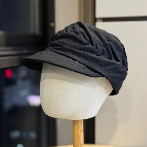 Women's Newsboy Hat Cotton Pleated Flat Cap Retro Japanese Style Adjustable Visor Cap Casual Commute Hat