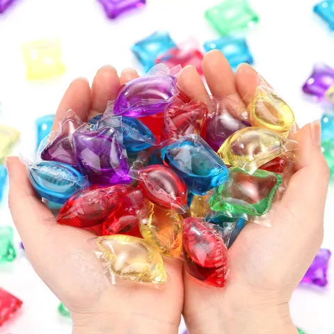 Perles de Détergent à Lessive Concentrées Parfum Longue Durée Nettoyage en Profondeur Capsule de Lavage Fournitures de Ménage