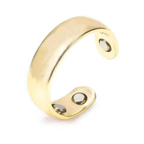 Unisex Zinklegering Magnetische Therapie Open Ring Verstelbare Gezondheidszorg Ring Twee Vier Magneten Vinger Sieraden