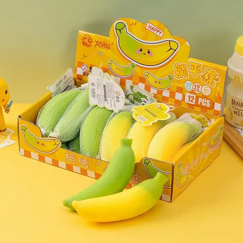 Προσομοίωση Μπανάνας Squishy Παιχνίδι Αργή Επαναφορά Μαλακό TPR Παιχνίδι Αποσυμπίεσης Καινοτομία Αισθητηριακό Fidget Παιχνίδι Για Παιδιά Ενήλικες