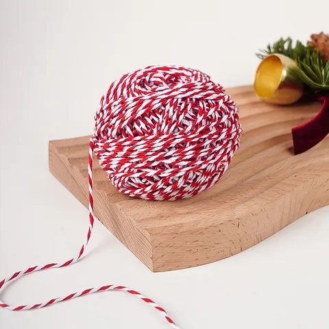 Christmas Cotton Twine Hemp Rope Paper String DIY Gift Wrapping Packing Cord Holiday Craft Decoration String