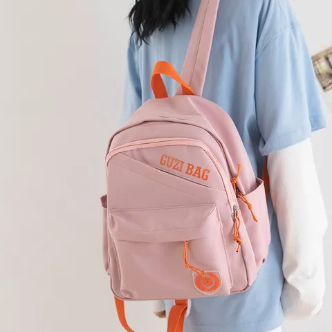 Lichtgewicht Kleine Waterdichte Polyester Casual Rugzak Voor Vrouwen Ins Stijl Mode School Boekentas Dagelijkse Reizen