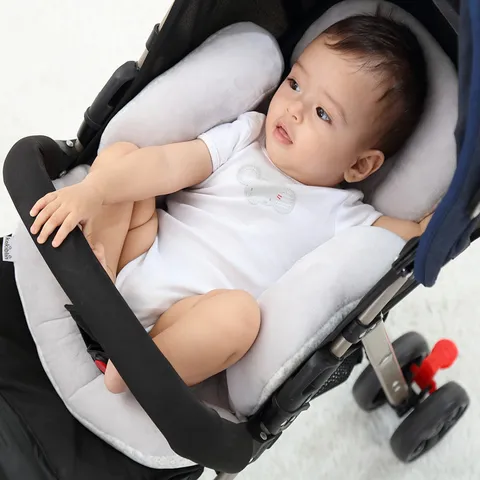 Baby Kinderwagen Zitkussen Autostoel Beschermkussen Dubbelzijdig Katoen Kinderwagen Kussen Hoofdondersteuning Reismat