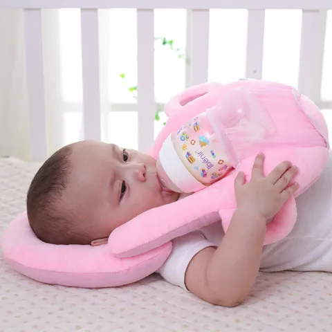 Portable Multifunctional Baby Nursing Pillow Infant Anti Spit Up Feeding Pillow Crystal Velvet U Shaped Baby Pillow