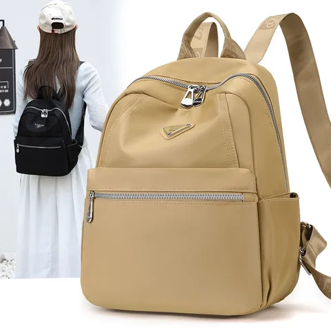 Vrouwen Casual Nylon Rugzak Grote Capaciteit Reistas Mode School Boek Tas Dagelijkse Woon-werkverkeer Rucksack