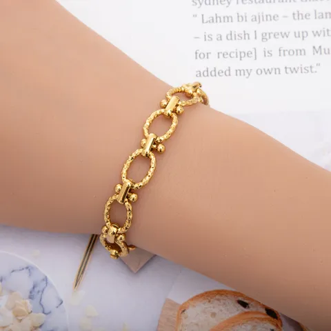 Personalisierte Edelstahl Hantel Link Kette Armband Gold Silber Überzogen U-Link Halskette Fußkettchen Taille Kette Mode Schmuck Für Männer Frauen
