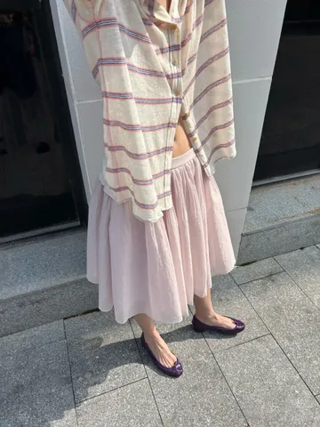 Women High Waist Pleated Tulle Midi Skirt Balletcore Tutu A-Line Skirt Solid Color Mesh Skirt For Casual Party Dance Skirt