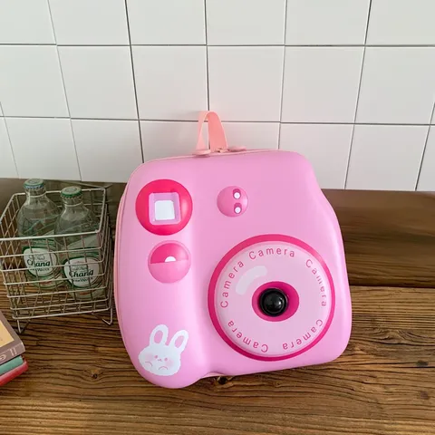 Kids Cute Cartoon Camera Waterproof EVA Hard Shell Backpack Kindergarten Children School Bag Travel Daypack