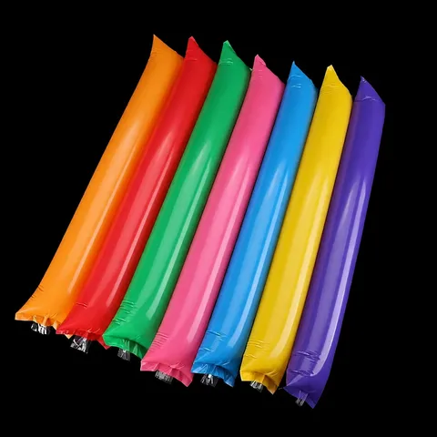 Inflatable Cheer Sticks Cheering Pom Poms Noise Makers For Sports Events Concerts Party Supplies PE Material