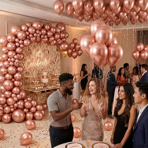 Metallische Latex Ballons Bunte Chrom Ballons Für Geburtstag Party Hochzeit Event Feier Dekoration Zubehör