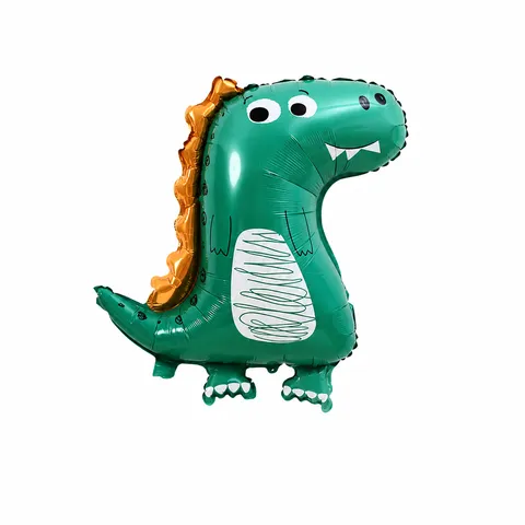 Dinosaur Number Foil Balloon Set Cartoon Dinosaur Latex Balloons Kids Birthday Party Decoration Supplies