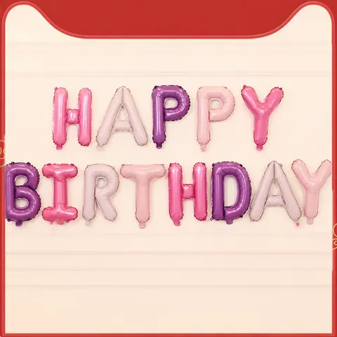 Palloncini Lettera in Foglio di Alluminio Buon Compleanno Set Forniture per Decorazioni per Feste