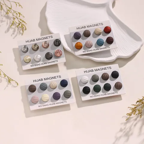 Magnete Hijab Spille Per Sciarpa Magnetiche Spilla Clip Lega di Zinco Forte Magnete Sciarpa Scialle Chiusura Accessori Per Donne