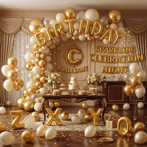 Grandi Palloncini in Alluminio con Lettere Oro Argento Oro Rosa Alfabeto per Festa di Compleanno Decorazione Matrimonio