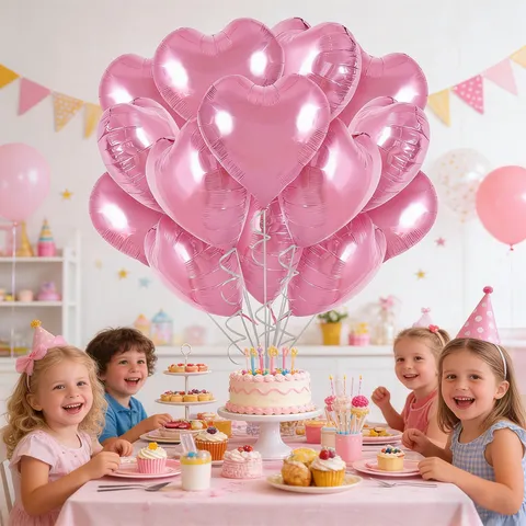 Set Di Palloncini In Folio Di Alluminio A Cuore Palloncini Metallici A Forma Di Amore Per Festa Di Compleanno Matrimonio Celebrazione Decorazione