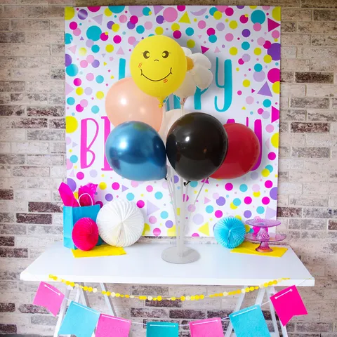 Balloon Stand Table Centerpiece Balloon Column Kit Transparent Plastic Holder for Party Wedding Birthday