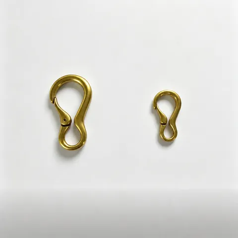 Hebilla de Calabaza de Bronce Vintage Figura 8 Gancho de Resorte de Aleación de Zinc para Bolsos Accesorio de Llavero Multifuncional Clip de Gancho de Hardware