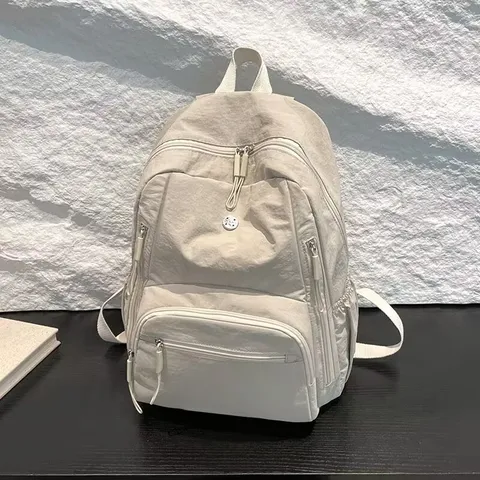 Zaino in Nylon Leggero e Minimalista Casual Grande Capacità Borsa da Scuola Viaggio per Donne e Uomini Fuoriporta