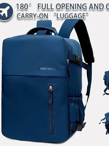 Zaino in Nylon Impermeabile Casual per Donna Uomo Grande Capacità Tinta Unita Viaggio Scuola Borsa da Lavoro Quotidiana