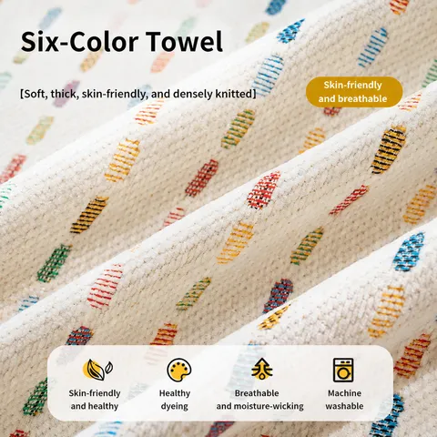 Chenille Sofawurf Decke Kratzfest Möbelbezug Für Wohnzimmer Creme-Stil Dopamin Regenbogen Muster Couch Bezug Mit Quasten Vier Jahreszeiten Universal