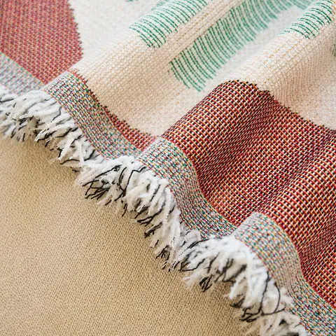 Dopamin Chenille Sofabezug Regenbogen Gestreift Boho Decke Für Sofa Kratzfest Für Katzen Rutschfest Sofahandtuch Möbelschutz