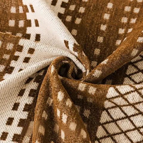 French Style Chenille Sofa Towel Geometric Texture Throw Blanket With Tassel Fringe One-Piece All Season Sofa Cover Decorative Household Furniture Protector