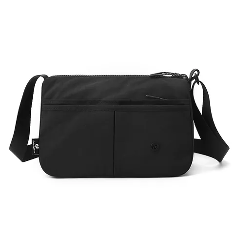 Women Casual Nylon Crossbody Bag Multi-Pocket Lightweight Daily Shoulder Bag Fashion Solid Color Travel Messenger Bag