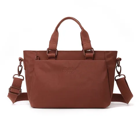 Women's Casual Nylon Crossbody Bag Multi-Pocket Large Capacity Shoulder Bag Daily Commuter Handbag Fashion Messenger Bag