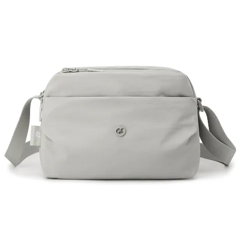 Women Casual Nylon Crossbody Bag Multi-Pocket Versatile Shoulder Bag Lightweight Daily Travel Handbag Fashion Messenger Bag