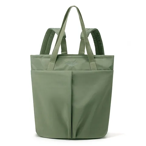 Lightweight Waterproof Nylon Laptop Tote Bag Shoulder Bag Casual Business Work Commuter Bag For Women
