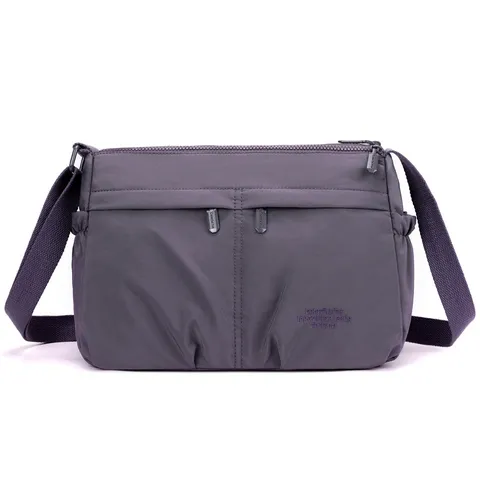 Women Waterproof Nylon Crossbody Bag Casual Daily Commute Shoulder Bag Multi Pocket Travel Handbag