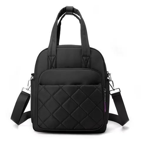 Damen Casual Nylon Rucksack Wasserdicht Gesteppt Nähte Reise Schultasche Mode Leichter Tagesrucksack Für Den Täglichen Gebrauch