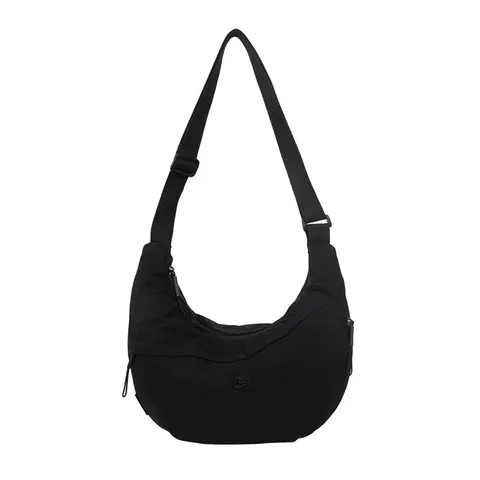 Women Lightweight Waterproof Nylon Crossbody Bag Casual Daily Dumpling Hobo Shoulder Bag Large Capacity Travel Bag
