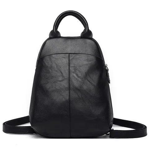 Women PU Leather Colorblock Backpack Retro Casual Travel School Bag Stylish Shell Daypack For Daily Commuting Ladies