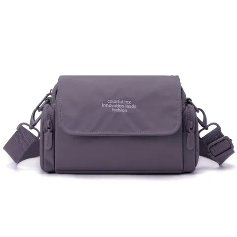 Women Casual Oxford Cloth Crossbody Bag Lightweight Multi Pocket Travel Shoulder Bag Daily Urban Minimalist Handbag