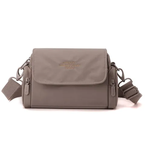 Women Casual Oxford Cloth Crossbody Bag Lightweight Multi Pocket Travel Shoulder Bag Daily Urban Minimalist Handbag