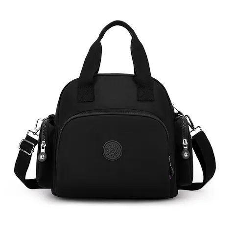 Bolso de Hombro de Nailon Casual para Mujer Gran Capacidad Multi Bolsillo Tote Bag Moda Viaje Commuter Crossbody Handbag