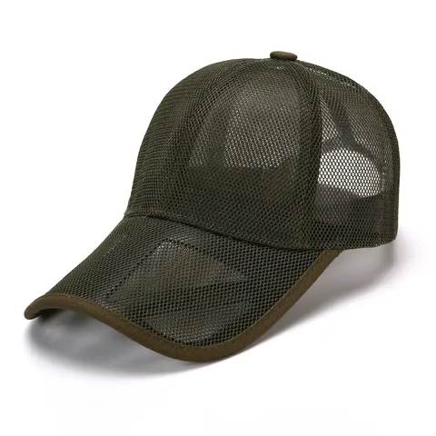 Cappellino da Baseball in Rete Traspirante Unisex Asciugatura Rapida Protezione Solare Cappello Sportivo Casual