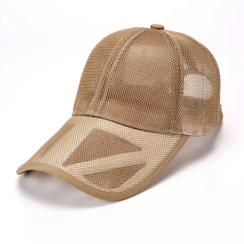Cappellino da Baseball in Rete Traspirante Unisex Asciugatura Rapida Protezione Solare Cappello Sportivo Casual