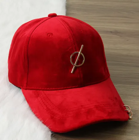 Cappellino da Baseball in Corda Unisex Anello di Metallo Perforato Cappello di Protezione Solare Regolabile Stile Casual