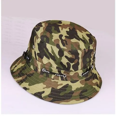 Cappello Peschereccio di Protezione Solare Unisex in Puro Cotone Pieghevole Regolabile Casual Estivo per Uomo Donna