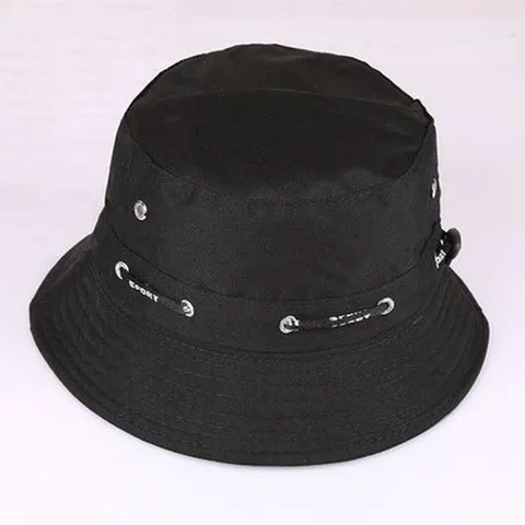 Cappello Peschereccio di Protezione Solare Unisex in Puro Cotone Pieghevole Regolabile Casual Estivo per Uomo Donna