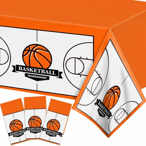 Basketball Thema Party Tischdecke Einweg Kunststoff Tischdecke Für Sport Geburtstag Party Tischdekoration