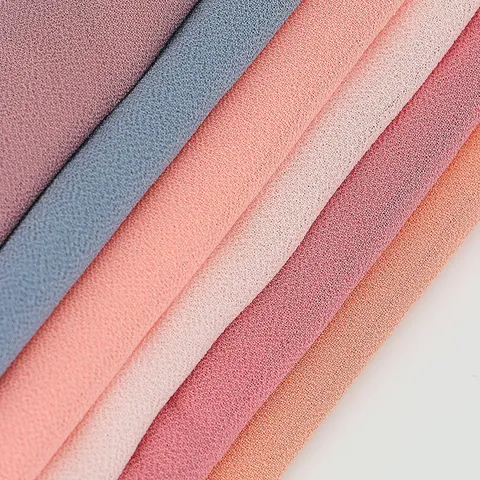 Women Plain Polyester Chiffon Hijab Scarf Long Shawl Solid Color Muslim Headscarf For Daily Wear Lightweight Breathable