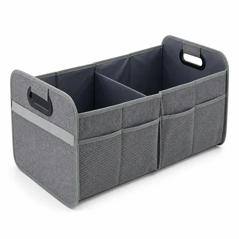 Car Trunk Organizer Foldable Storage Box Large Capacity Oxford Cloth Portable Car Boot Storage Container