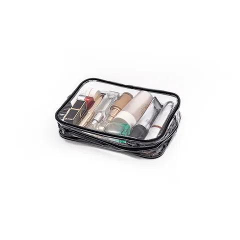 PVC Transparente Wasserdichte Kosmetiktasche Tragbare Staubdichte Outdoor Reise Toilettenartikel Waschtasche Minimalistische Klare Make-up Aufbewahrungstasche