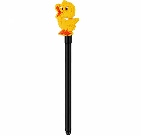Cute Farm Animals PVC Soft Rubber Pen Cap Cartoon Animal Design Pen Accessories Decoration For Kids School Supplies