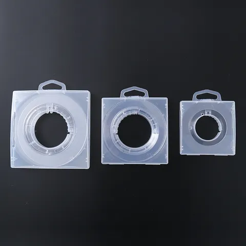 Bobine De Fil De Pêche En Plastique Transparent Planchette De Bobinage Pour Accessoire De Matériel De Pêche En Plein Air